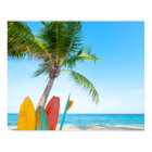 Tropical Surfboard Beach