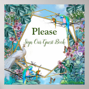 Tropical Surreal Landscape Poster