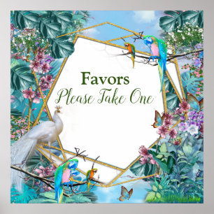 Tropical Surreal Landscape Poster