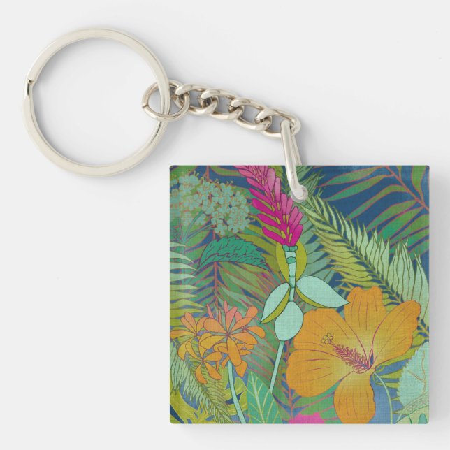 Tropical Tapestry II Keychain (Front)