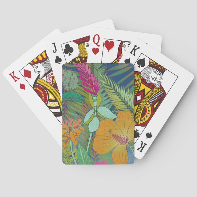 Tropical Tapestry II Playing Cards (Back)