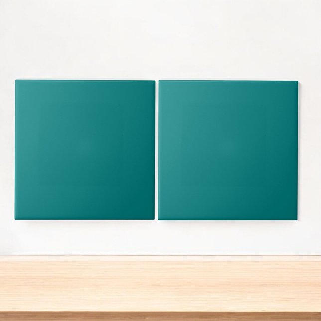 Tropical Teal Minimalist Spring & Summer Style Tile (Creator Uploaded)