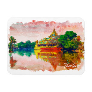 Tropical Thailand Beach Paradise Travel  Magnet
