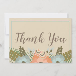 Tropical Thank You Card