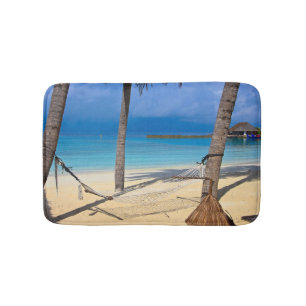 Tropical Themed Hammock Hanging Seaside Bath Mat