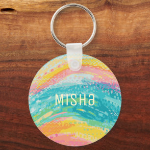 Tropical Tide Pool Dreams Keychain