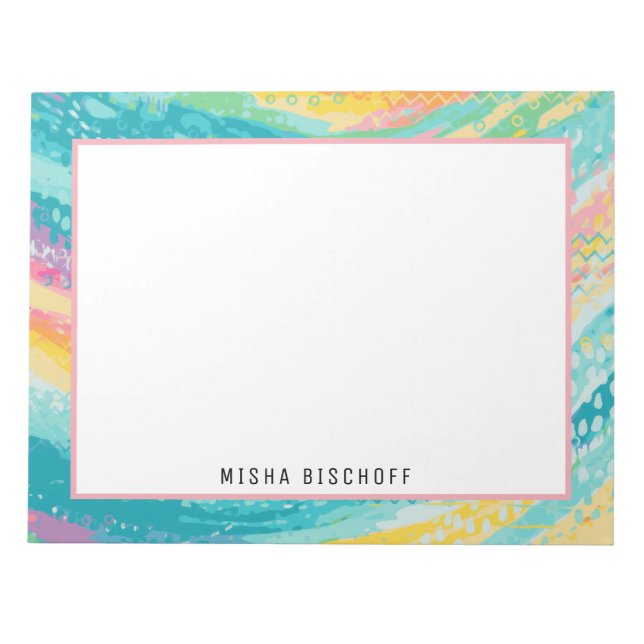 Tropical Tide Pool Dreams Notepad (Front)