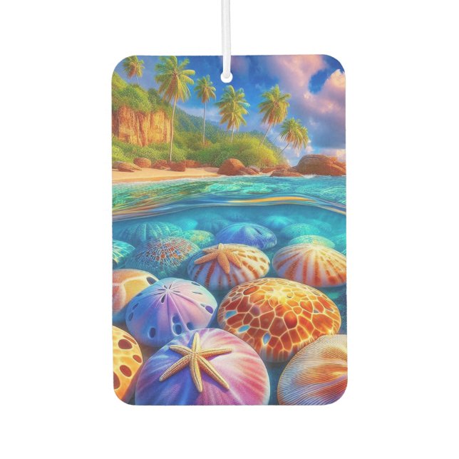 Tropical Tide Treasures Air Freshener (Front)