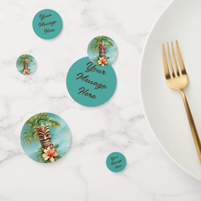 Tropical Tiki Party Confetti (Group)
