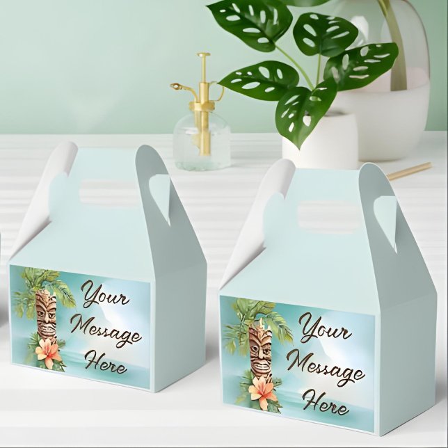 Tropical Tiki Party Favor Box (Creator Uploaded)