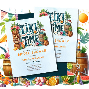 Tropical Tiki Party Wedding Luau Bridal Shower 