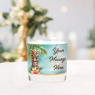 Tropical Tiki Party Whiskey Glass