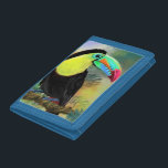 Tropical Toco Toucan Bird Wallet<br><div class="desc">Wallets with Exotic Tropical Toco Toucan Bird - Painting - Choose / Add Your Unique Text / Name / Colour / Font / Size / Elements - Make Your Special Gift - Resize and move or remove and add elements / text with customization tool ! Painting and Design by MIGNED....</div>