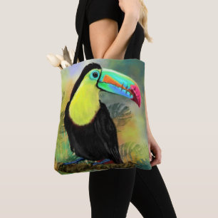 Tropical Toco Toucan Tote Bag