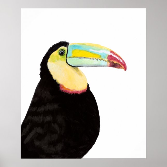 Tropical Toucan Bird Poster (Front)