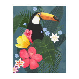 Tropical Toucan in the Wilderness Canvas Print
