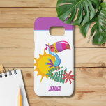 Tropical Toucan Personalized Samsung Galaxy S7 Case<br><div class="desc">Here's a fun phone case for your Samsung Galaxy S7 cell phone featuring a smiling and colourful Toucan.  Personalize it prior to placing it into your shopping cart.</div>