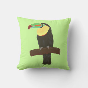 Tropical Toucan Pillow