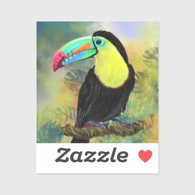 Tropical Toucan Sticker (Sheet)