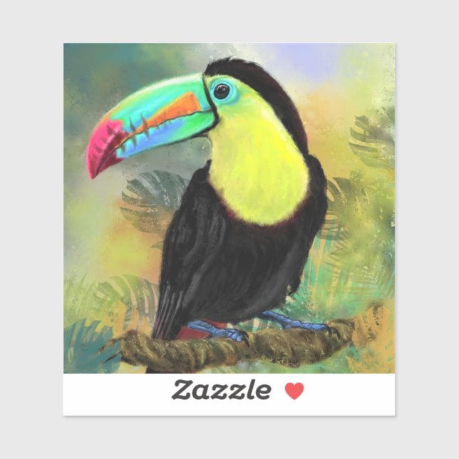 Tropical Toucan Sticker (Sheet)