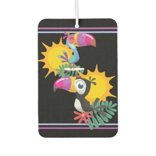 Tropical Toucans Double Sided Air Freshener