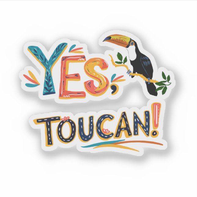 Tropical Toucans - Playful Jungle (Front)
