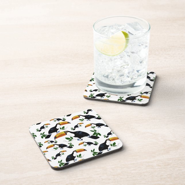 Tropical Toucans - Playful Jungle Coaster (Right Side)
