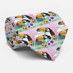 Tropical Toucans Tie