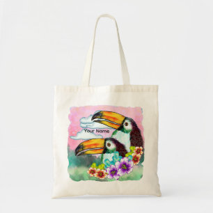 Tropical Toucans  Tote Bag