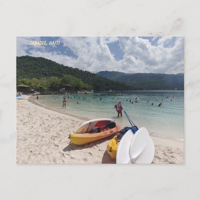 Tropical Tranquillity – Labadee Beach Scene Postcard (Front)