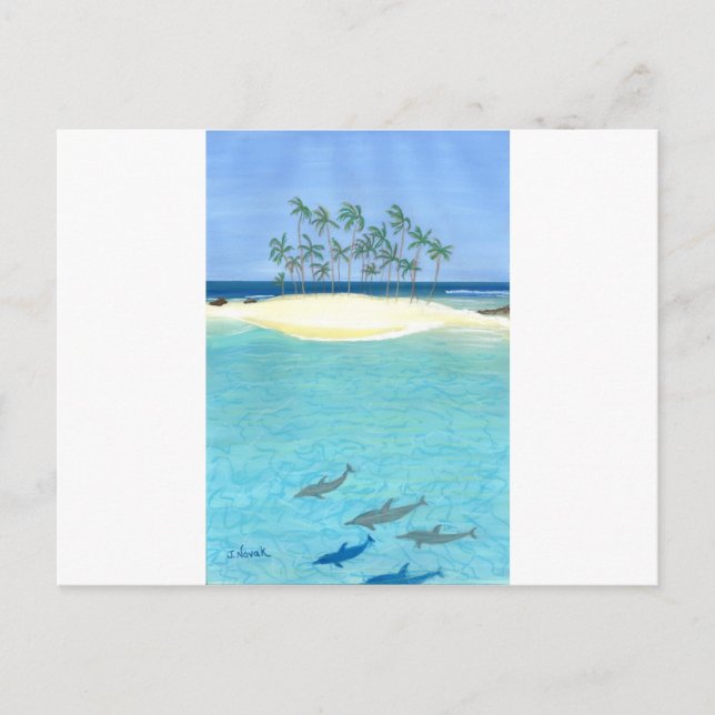 Tropical Tranquillity Postcard (Front)