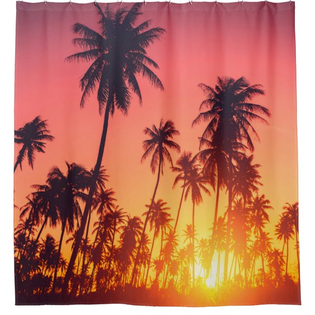 Tropical trees sunset (Front)