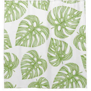 Tropical trendy seamless pattern with exotic palm