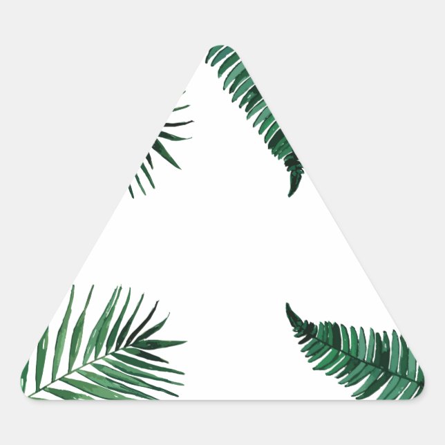tropical triangle sticker (Front)
