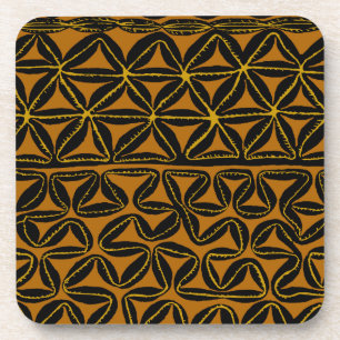 Tropical Tribal South Seas Tapa Coaster