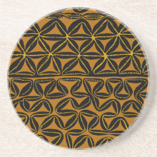 Tropical Tribal South Seas Tapa Coaster