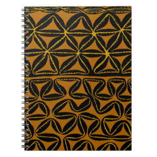 Tropical Tribal South Seas Tapa Notebook