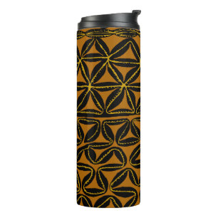 Tropical Tribal South Seas Tapa Thermal Tumbler