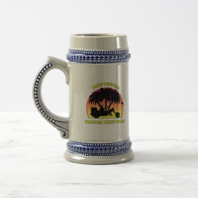 Tropical Trike Tours Beer Stein (Left)