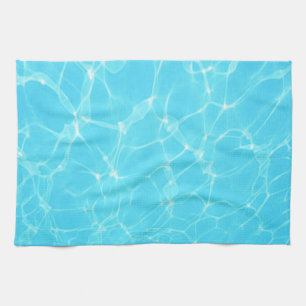 Tropical Turquoise Blue Ocean Kitchen Towel