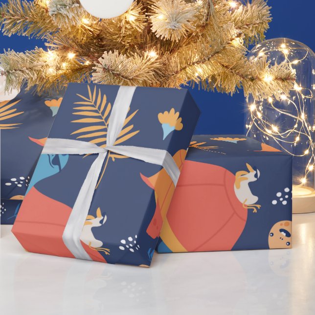 Tropical Turtle Wrapping Paper (Holidays)