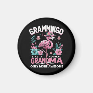 Tropical Twilight Flamingo Magnet