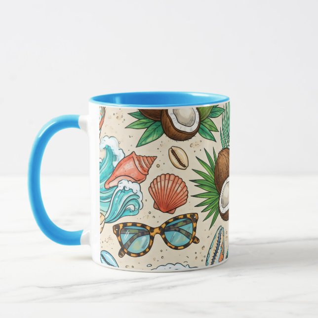 Tropical vacation. mug (Left)