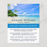 Tropical Vacation, Travel Agent Advert Flyer<br><div class="desc">Tropical Vacation,  Travel Agent Advertising Flyers By The Business Card Store.</div>