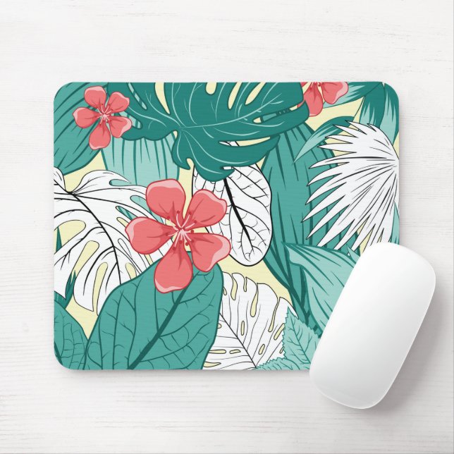 Tropical Vibe Mouse Pad (With Mouse)