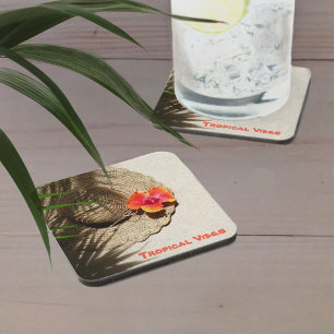 Tropical Vibes Coastal Beach Resort Vacation Coaster
