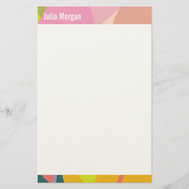 Tropical Vibes Colourful Stationery (Front)