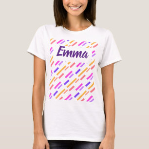 Tropical Vibes Emma Add Your Name T-Shirt Top