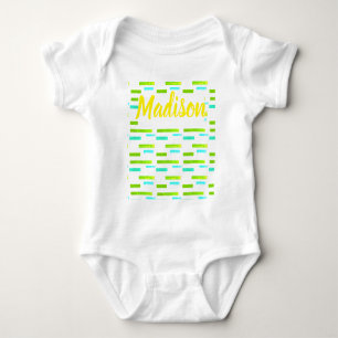 Tropical Vibes Madison Add Your Name Baby Bodysuit