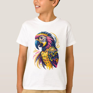 Tropical Vibes Parrot T-Shirt